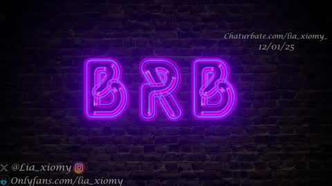 Snapshot of lia_xiomy_ chatting on January 12, 7:21 am Lia online show from January 12, 7:21 am