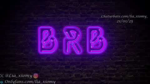 Snapshot of lia_xiomy_ chatting on January 21, 8:19 am Lia online show from January 21, 8:19 am