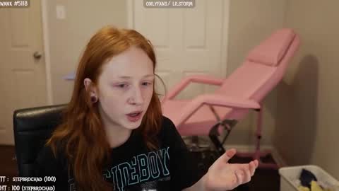 Snapshot of lilst0rm chatting on February 26, 4:56 pm lil or red online show from February 26, 4:56 pm