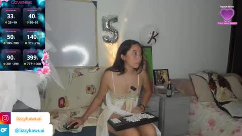 Snapshot of lizzy_kawuaii chatting on March 15, 1:33 am lizzy online show from March 15, 1:33 am