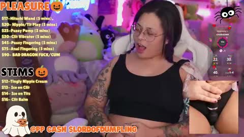 Snapshot of lordofdumplings chatting on September 26, 11:53 pm lordofdumplings online show from September 26, 11:53 pm