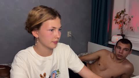 Snapshot of luckysex_ chatting on October 28, 2:42 pm hello im Kristy and Nick  PVT OPEN online show from October 28, 2:42 pm