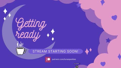 ..LunaSparkles. online show from March 22, 5:00 am