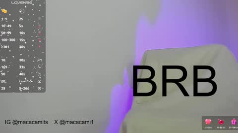 Snapshot of macacami1 chatting on February 20, 10:48 pm cami online show from February 20, 10:48 pm