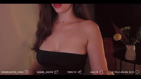Snapshot of mamiemeow chatting on July 19, 9:46 am Your Miss Alice online show from July 19, 9:46 am