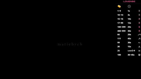 Snapshot of mariebycb chatting on February 10, 12:31 pm Maria online show from February 10, 12:31 pm