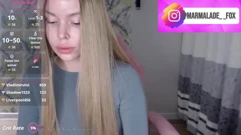 Marmalade Fox online show from April 16, 6:19 pm