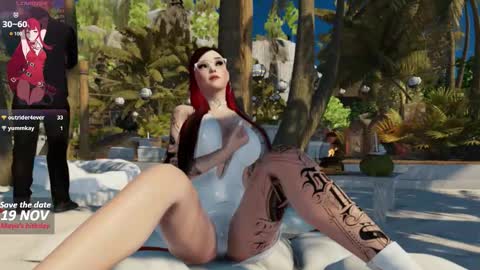 Snapshot of maya_3dxx chatting on November 8, 8:36 am Maya online show from November 8, 8:36 am