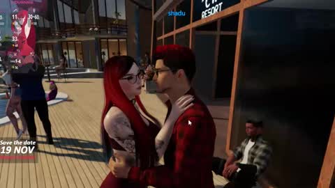 Snapshot of maya_3dxx chatting on November 9, 8:56 am Maya online show from November 9, 8:56 am