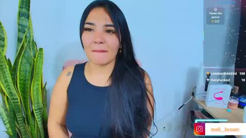 Snapshot of meli__brown chatting on May 16, 2:30 am Independent model online show from May 16, 2:30 am