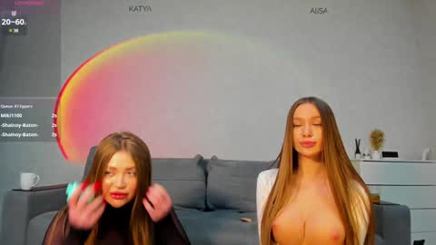 WE ARE NOT LESBIAN WE ARE NOT KISSING Alisa right  Katty left.  Free action requestsBAN  .     start online show from December 8, 8:36 pm