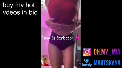 Mia Martskaya online show from October 7, 9:50 am