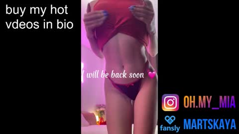 Mia Martskaya online show from October 25, 7:49 am