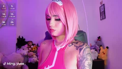 Snapshot of ming_yue_ chatting on May 14, 5:36 am My name is Fer Nice to meet you give it a thumbs up please its important online show from May 14, 5:36 am