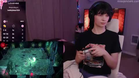 Snapshot of missjendare chatting on December 6, 9:21 am Miss Jen Dare online show from December 6, 9:21 am