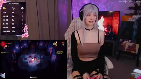 Snapshot of missjendare chatting on January 10, 6:31 am Miss Jen Dare online show from January 10, 6:31 am