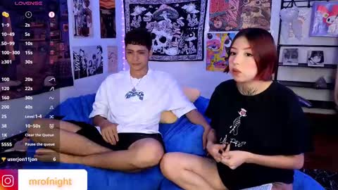 Snapshot of mr_of_nightt chatting on February 13, 4:32 am Daniel and Sara online show from February 13, 4:32 am