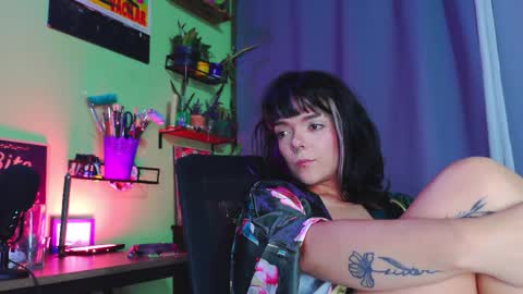 Snapshot of naughty_em_17 chatting on October 9, 8:12 am Em  please help me reach 100 thumbs up 3 online show from October 9, 8:12 am