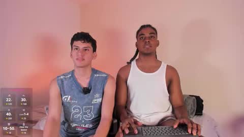 Snapshot of nicoymark1 chatting on February 10, 5:44 am Nico y Mark online show from February 10, 5:44 am