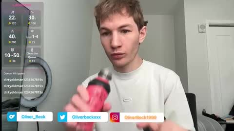 Oliver Beck online show from February 8, 8:45 pm