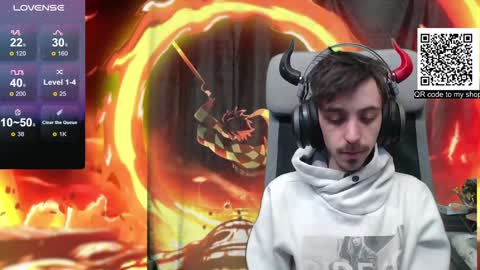 Snapshot of oni_hoshi chatting on February 8, 1:33 pm Oni hoshi online show from February 8, 1:33 pm