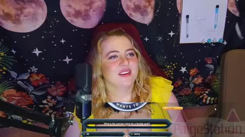 Snapshot of paigestation chatting on February 22, 1:55 am PaigeStation online show from February 22, 1:55 am