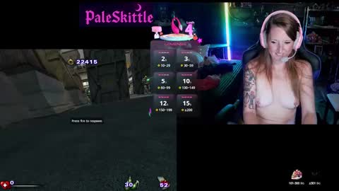 Snapshot of paleskittle chatting on September 10, 3:17 am Pale Skittle online show from September 10, 3:17 am