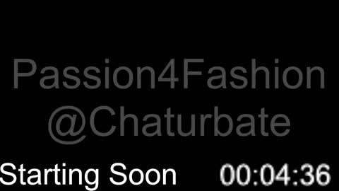 Snapshot of passion4fashion chatting on March 1, 7:26 pm Passion4Fashion online show from March 1, 7:26 pm