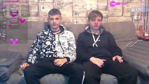 Max tall dark-haired guy with tattoos and Phil blond-haired online show from March 16, 2:06 am