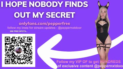 Snapshot of pepperxminthe chatting on February 11, 10:50 pm pepperxminthe online show from February 11, 10:50 pm