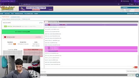 Snapshot of prepusiano chatting on October 25, 1:02 am PREPUSIANO POR QUE SOY UN PENE online show from October 25, 1:02 am