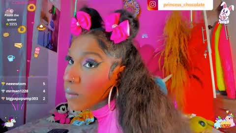 Snapshot of princess_chocolate chatting on April 25, 1:41 pm kandy scarleth online show from April 25, 1:41 pm