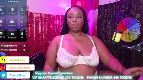 Queen Cherise Roze online show from November 6, 8:32 pm