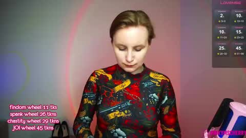 Snapshot of randycherry chatting on April 18, 7:58 pm Cherry Miss Cherry online show from April 18, 7:58 pm