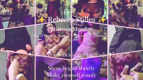 rebeccastilles69 online show from April 27, 7:01 pm