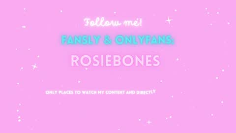 Rosie Bones online show from December 3, 1:30 am