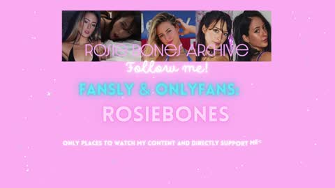 Rosie Bones online show from December 14, 10:07 pm