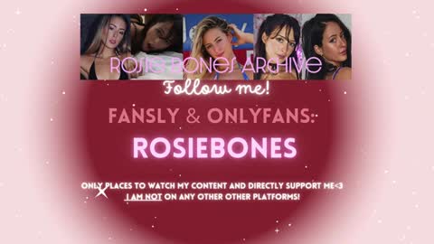Rosie Bones online show from September 12, 10:54 pm
