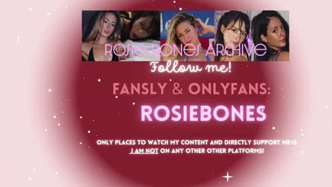 Snapshot of rosiebones chatting on January 16, 11:20 pm Rosie Bones online show from January 16, 11:20 pm