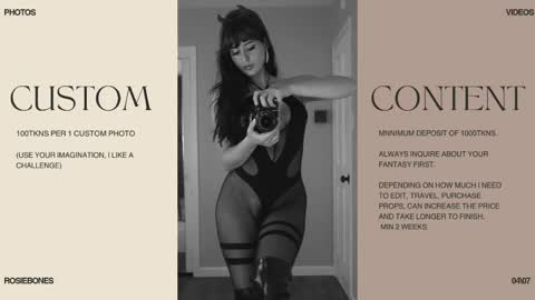 Rosie Bones online show from May 27, 5:10 pm