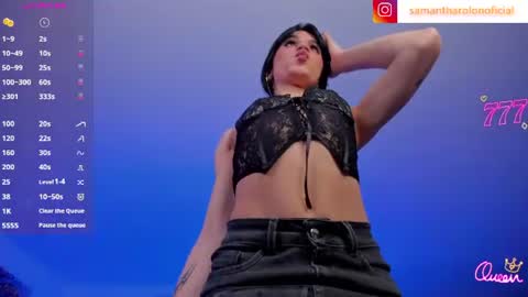 Snapshot of samantha_rolon chatting on June 11, 3:15 am Samatha online show from June 11, 3:15 am