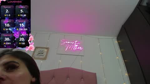 Snapshot of samanthamillher1 chatting on December 10, 5:33 pm Samy online show from December 10, 5:33 pm