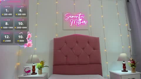 Snapshot of samanthamillher1 chatting on January 8, 7:24 am Samy online show from January 8, 7:24 am