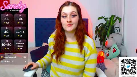 Snapshot of sandprinss chatting on September 27, 1:32 am Sandy Prinss online show from September 27, 1:32 am