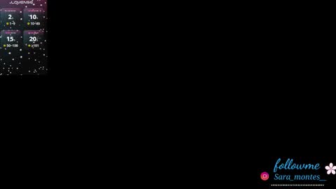 Sara Montes  online show from September 13, 2:50 pm