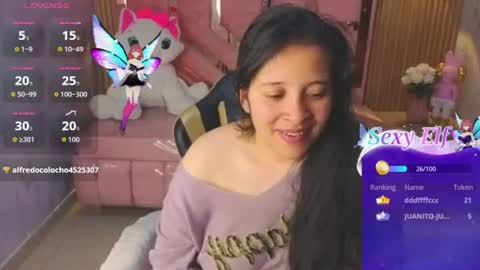 Snapshot of sara_tellez_s chatting on June 18, 9:14 am Sara T. online show from June 18, 9:14 am