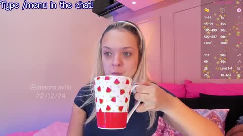 Snapshot of saraavila_ chatting on December 22, 7:21 pm SaraAvila online show from December 22, 7:21 pm