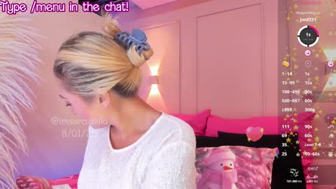 Snapshot of saraavila_ chatting on January 8, 9:23 pm SaraAvila online show from January 8, 9:23 pm