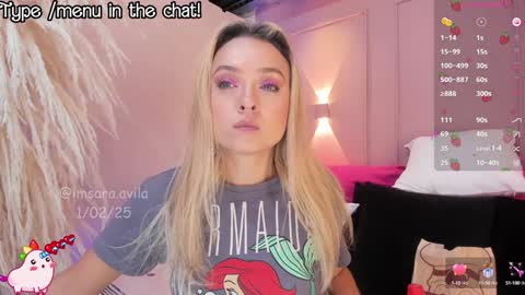 Snapshot of saraavila_ chatting on February 2, 3:10 am SaraAvila online show from February 2, 3:10 am