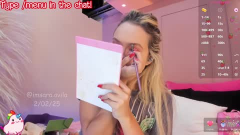 Snapshot of saraavila_ chatting on February 2, 11:00 pm SaraAvila online show from February 2, 11:00 pm